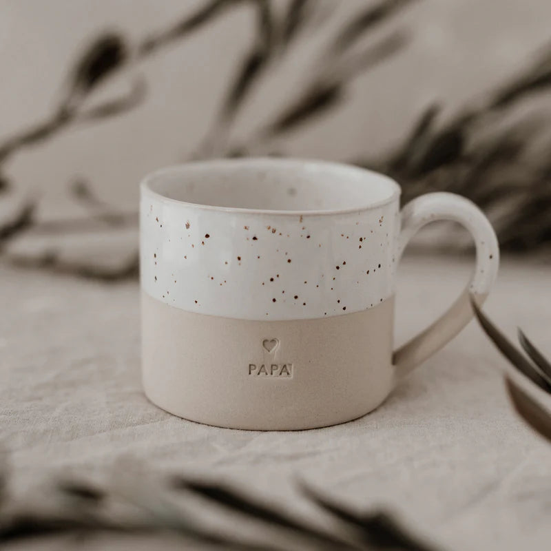 Eulenschnitt Tasse Papa – Liebevolles Geschenk für Väter