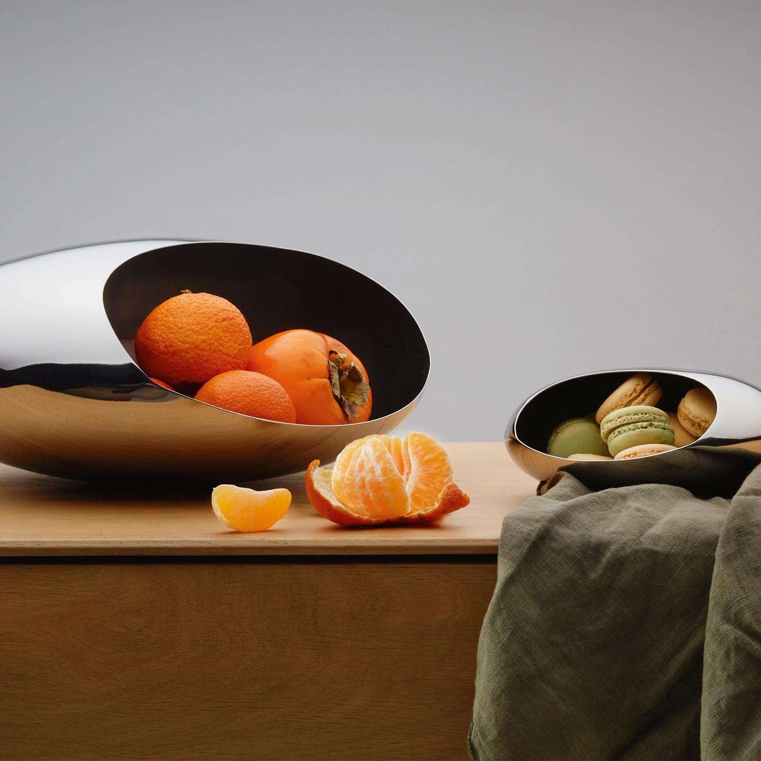 Philippi Cocoon Schale – Organisches Design aus Edelstahl | Dekoschale & Highlight für moderne Wohnräume