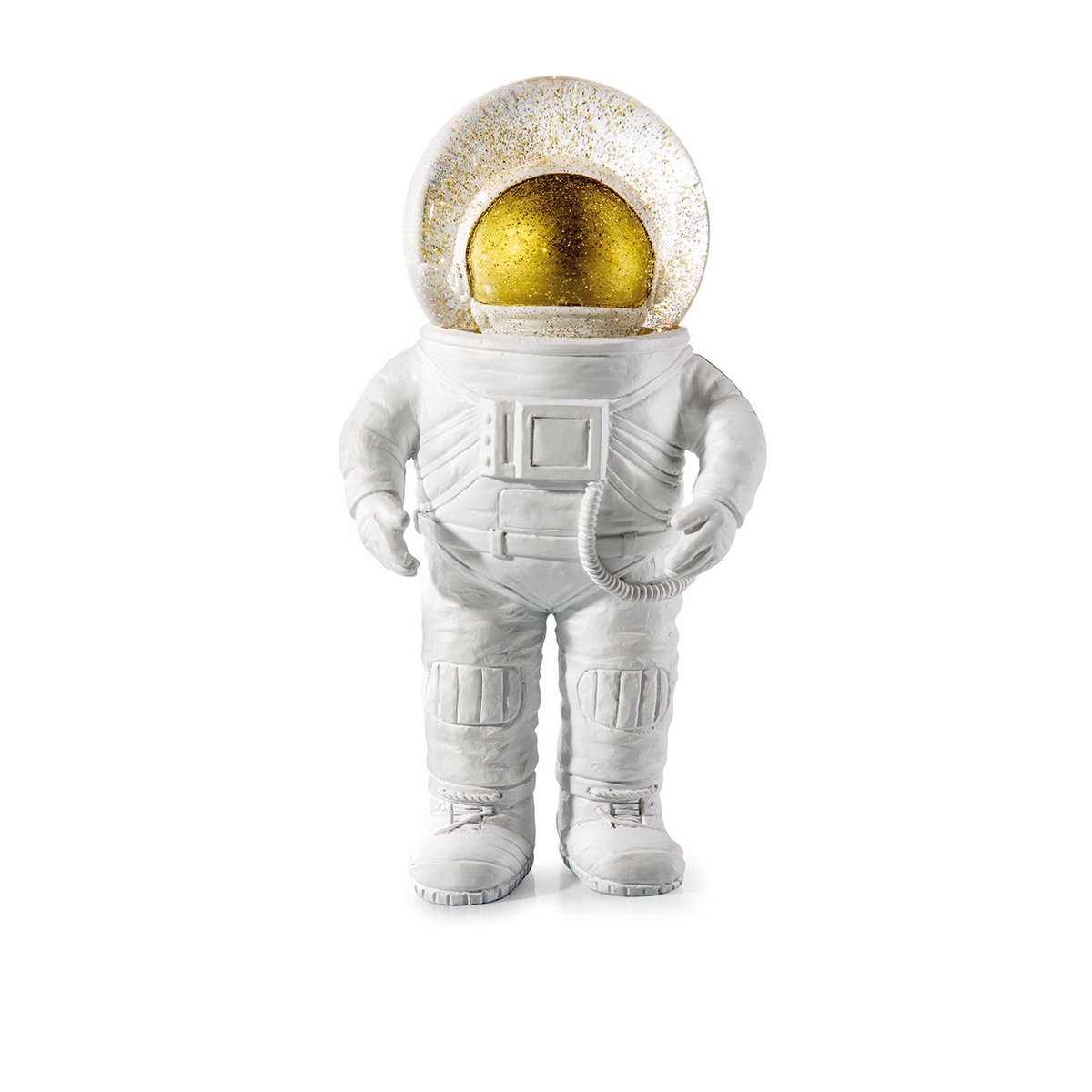 Donkey Products Giant Astronaut Schneekugel Weiß - 30cm Mondlandung