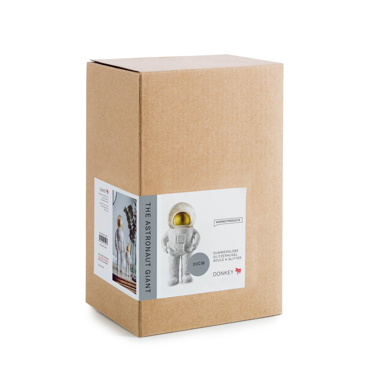 Donkey Products Giant Astronaut Grey XXL Schneekugel Summerglobe De...