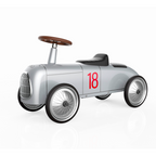 Baghera Auto Union Typ C Roadster – Retro Rutschauto aus Metall Silber