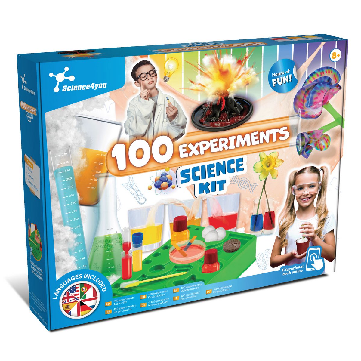 Science4you Mega Science Kit 100 Experimente Experimentierkasten