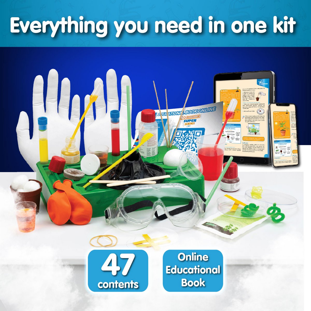 Science4you Mega Science Kit 100 Experimente Experimentierkasten
