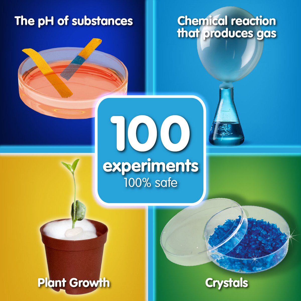 Science4you Mega Science Kit 100 Experimente Experimentierkasten