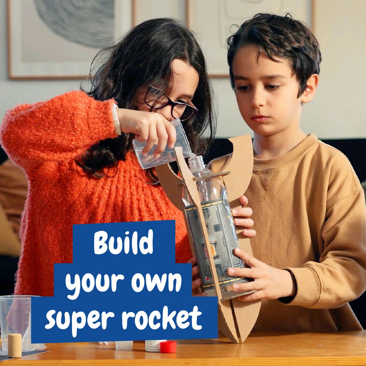 Science4you Superrakete NASA Experimentierkasten – Fliegt bis 20m
