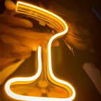 LEDMansion Leonardo DiCaprio Champagner LED Wandbild Pop-Art 40x60cm