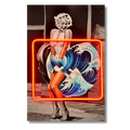 LEDMansion Marilyn Wave Kanagawa LED Wandkunst – Pop Art Highlight