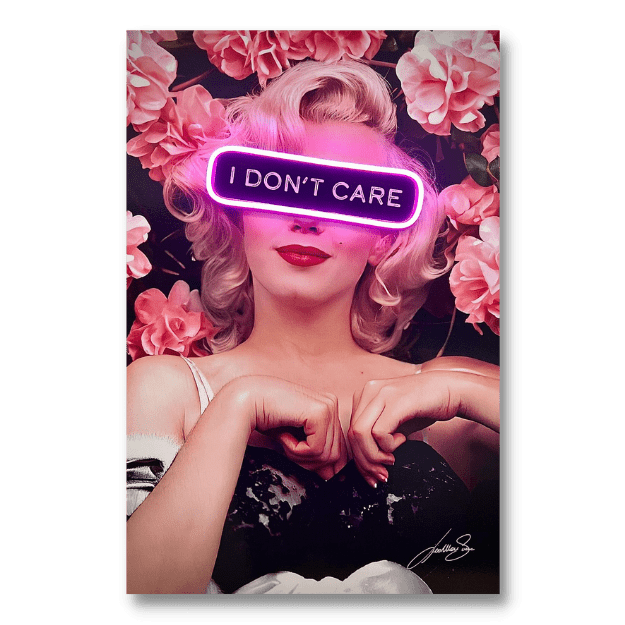 LEDMansion Marilyn Monroe Wandkunst LED - Modernes Pop Art Design