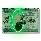 LEDMansion Paperoni Dollar LED Wandkunst – Pop Art Neon Design