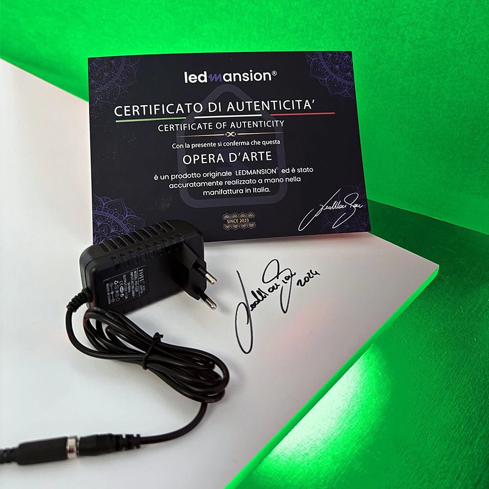 LEDMansion Paperoni Dollar LED Wandkunst – Pop Art Neon Design