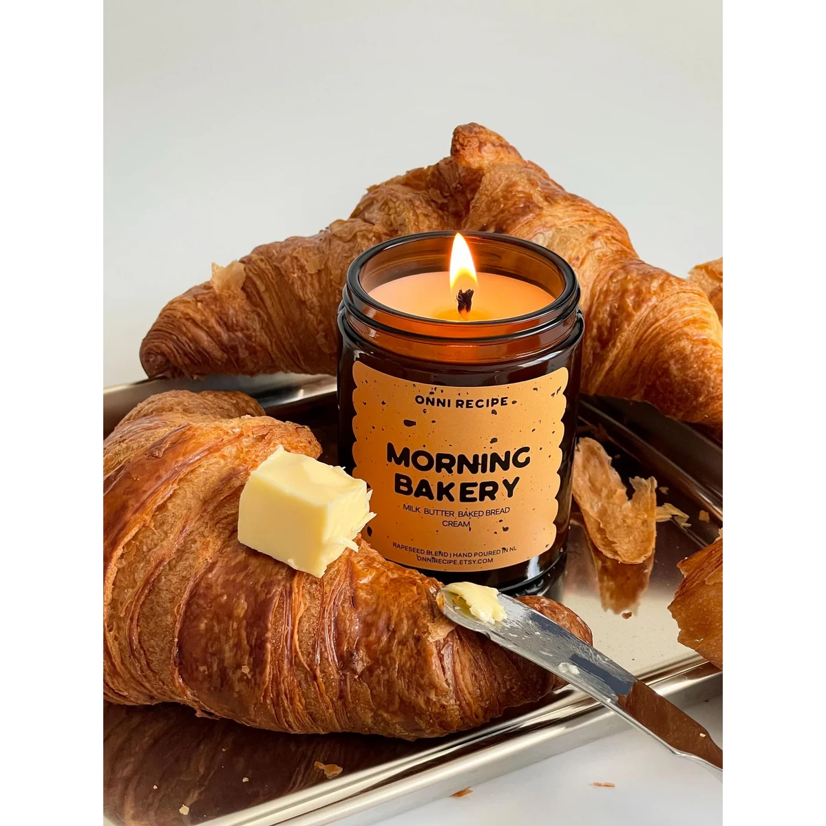 ONNI RECIPE Rapskerze Morgenbäckerei 170ml – Vegane Duftkerze