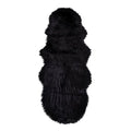 House Nordic Künstliches Lammfell Teppich Schwarz 60x180cm Design