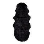 House Nordic Künstliches Lammfell Teppich Schwarz 60x180cm Design