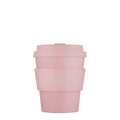 Ecoffee Cup – Wiederverwendbarer Becher aus PLA, 240 ml, rosa, melaminfrei, vegan, spülmaschinenfest