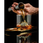 Whiskey Kühlsteine aus Naturgranit – Rundes 6er‑Set in Premium‑Geschenkbox