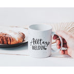 Keramiktasse Alltagsheldin - beidseitig bedruckte Geschenktasse 330 ml